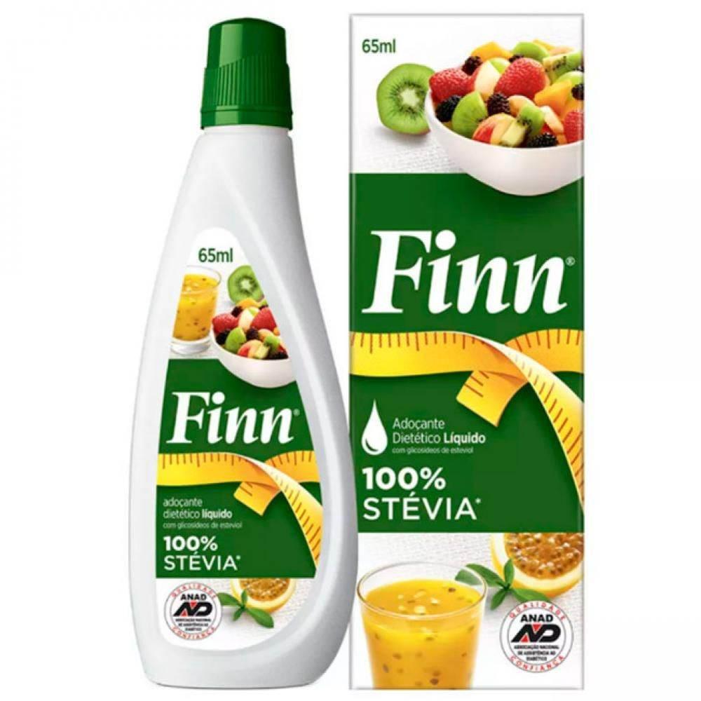 Adoçante Finn Stevia 65ml - Drogaria Poupa Centro