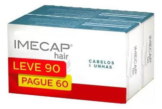 Imecap Hair Cabelos E Unhas Leve 90 Pague 60 Cápsulas - Drogaria Poupa Centro