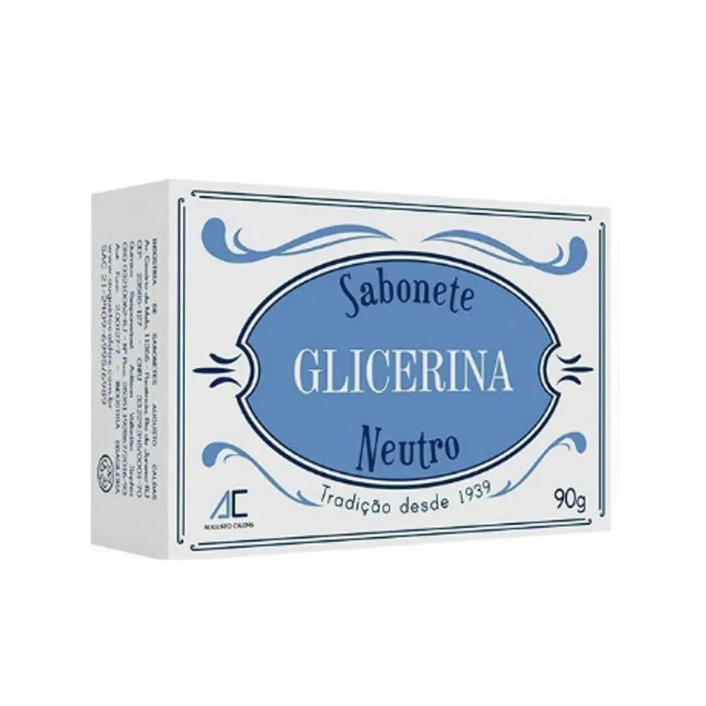 Sabonete Glicerinado Neutro Augusto Caldas  - 90G