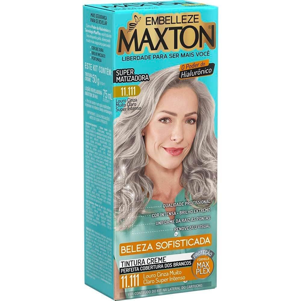 Kit Tintura Maxton Pratic Nº11.111 Louro Claro Super Intenso - Embelezze - Drogaria Poupa Centro