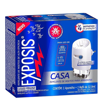 Repelente Exposis Aplicador Elétrico + Refil - EXPOSIS - Drogaria Poupa Centro