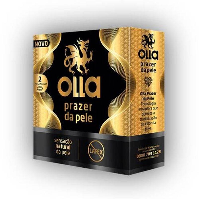 Preservativo Olla Prazer da Pele Com 2 Unidades - Drogaria Poupa Centro