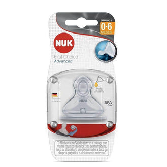 Bico Mamadeira Nuk Advanced Silicone - Drogaria Poupa Centro