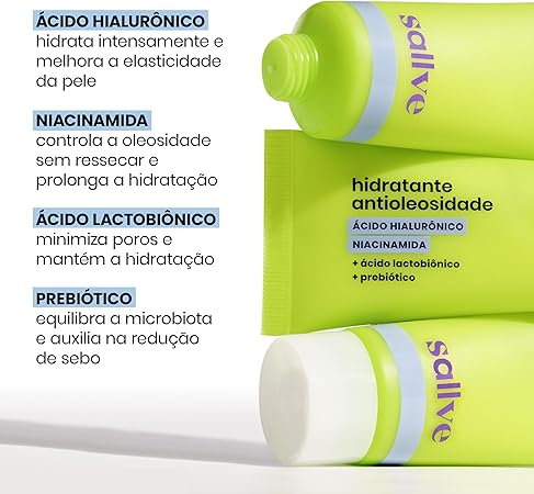 Hidratante Antioleosidade Sallve 40Gr