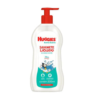 Sabonete Líquido Huggies Extra Suave - 200ml - Drogaria Poupa Centro