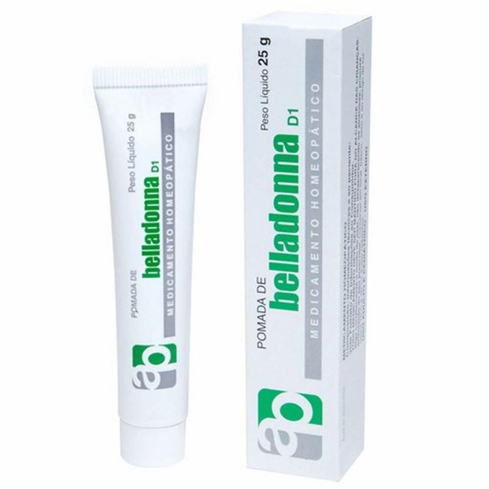 Belladonna Pomada Homeopática 25g - Drogaria Poupa Centro