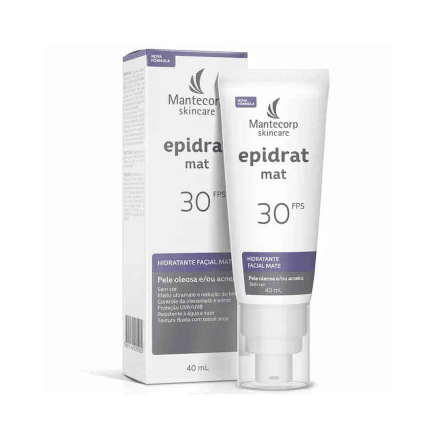 Epidrat Mat FPS 30 40ml Mantecorp - Drogaria Poupa Centro