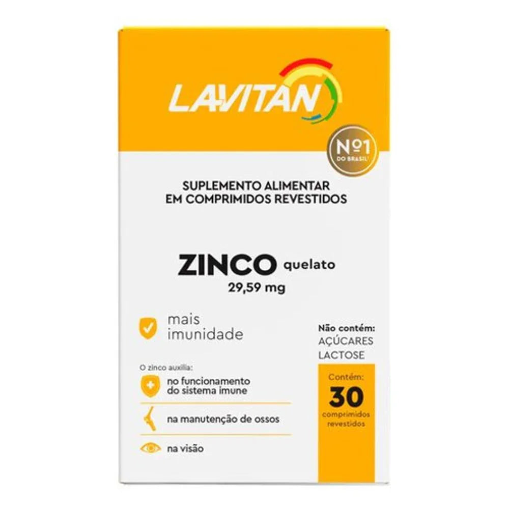 Lavitan Zinco 29,59Mg - 30cp
