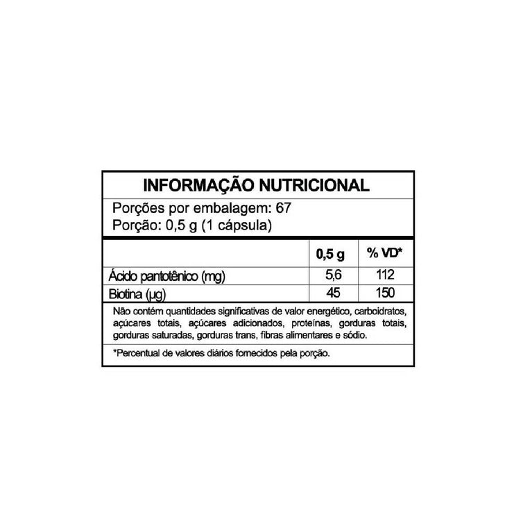 Biotina + D-Pantenol Nature Daily 60 Cápsulas