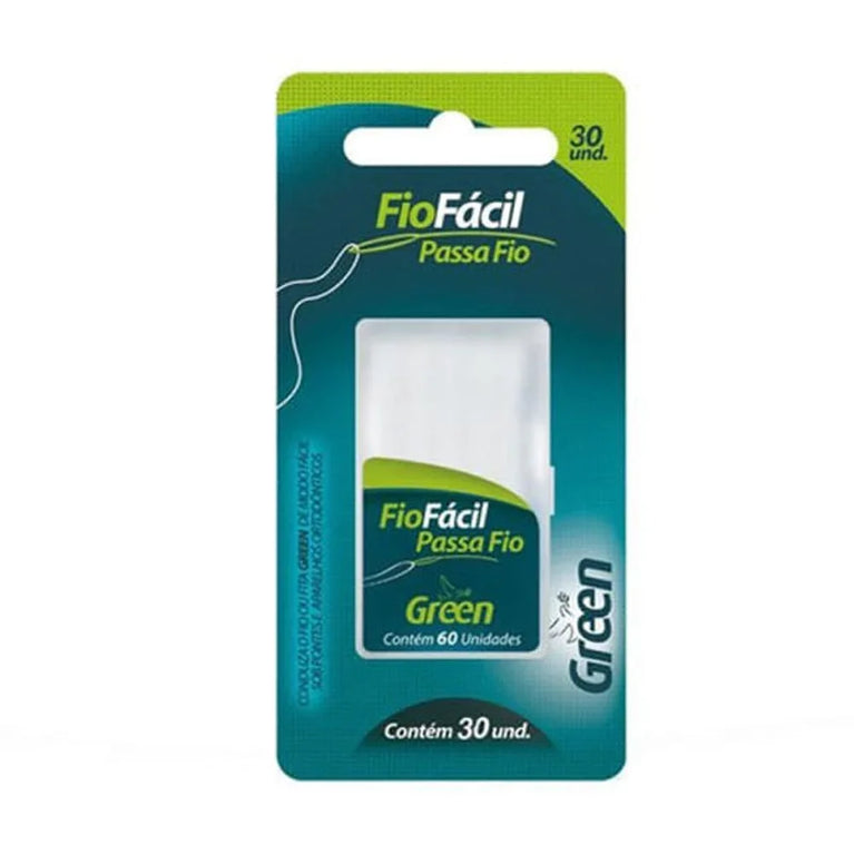 Passa Fio - 30 Unidades Green Cosmetic