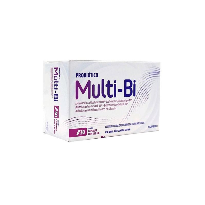 Multi-Bi Probiótico 30 Cápsulas 335mg