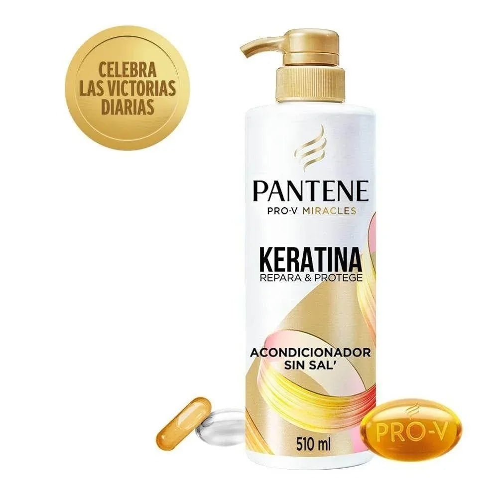 Shampoo Pantene 510Ml Queratina - Drogaria Poupa Centro