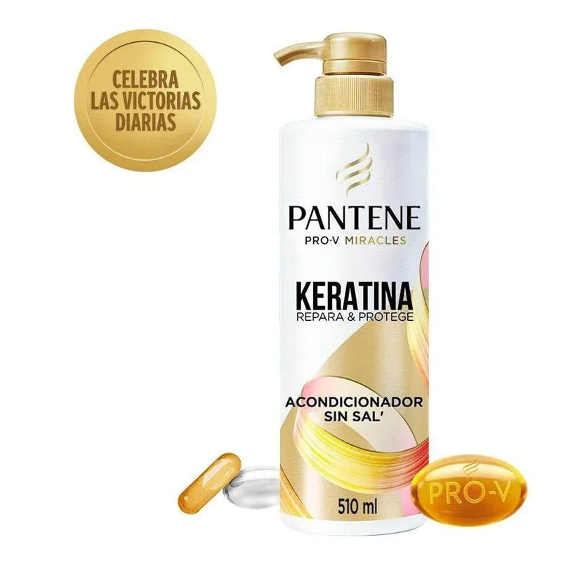 Shampoo Pantene 510Ml Queratina - Drogaria Poupa Centro