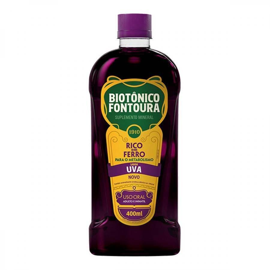 Biotonico Fontoura 400Ml Uva - Drogaria Poupa Centro