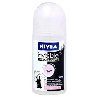 Desodorante Nivea Rollon Invisible Black With 50ml - Drogaria Poupa Centro