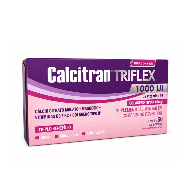 Clacitran Triflex 1000UI 60 comprimidos FQM
