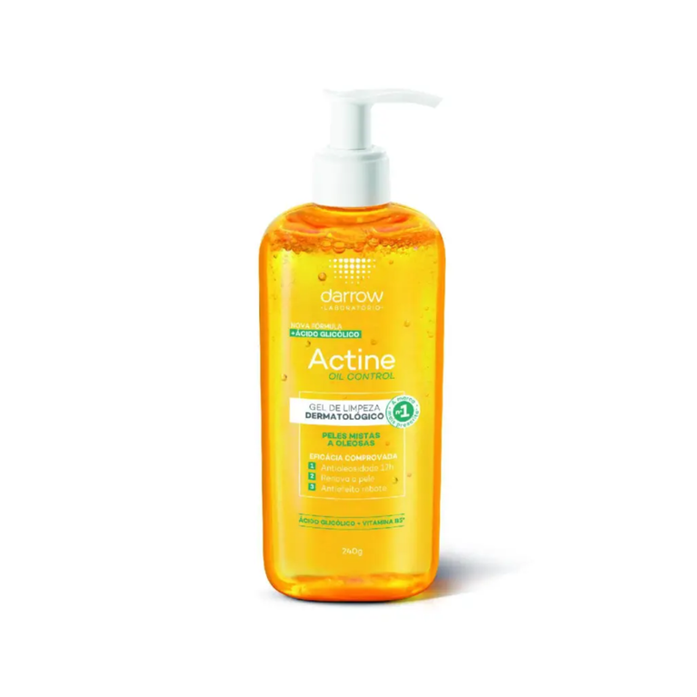 Gel de Limpeza Facial Actine Oil Control Peles Mistas a Oleosas 240g VALIDADE 30/08/26