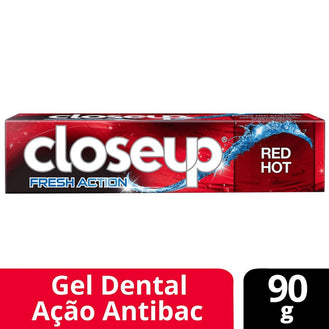 Creme Dental Close Up Red Hot 90g: Refrescância e Proteção