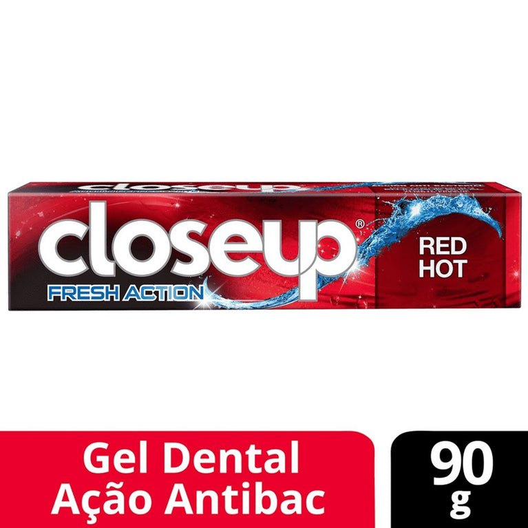 Creme Dental Close Up Red Hot 90g: Refrescância e Proteção
