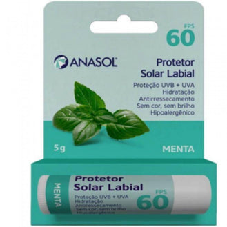 Protetor Solar Labial Fps60 Menta 5g - Drogaria Poupa Centro
