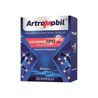 Artromobil Colágeno Não Hidrolisado Tipo II 60 Cápsulas - Drogaria Poupa Centro