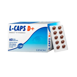 L-Caps Ômega 3 + Vitamina D+ 60 Cápsulas