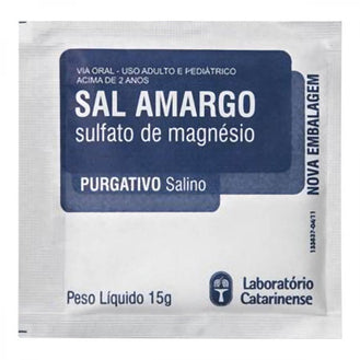Sal Amargo Catarinense Pharma 15g - Caixa com 50 Sachês - Drogaria Poupa Centro