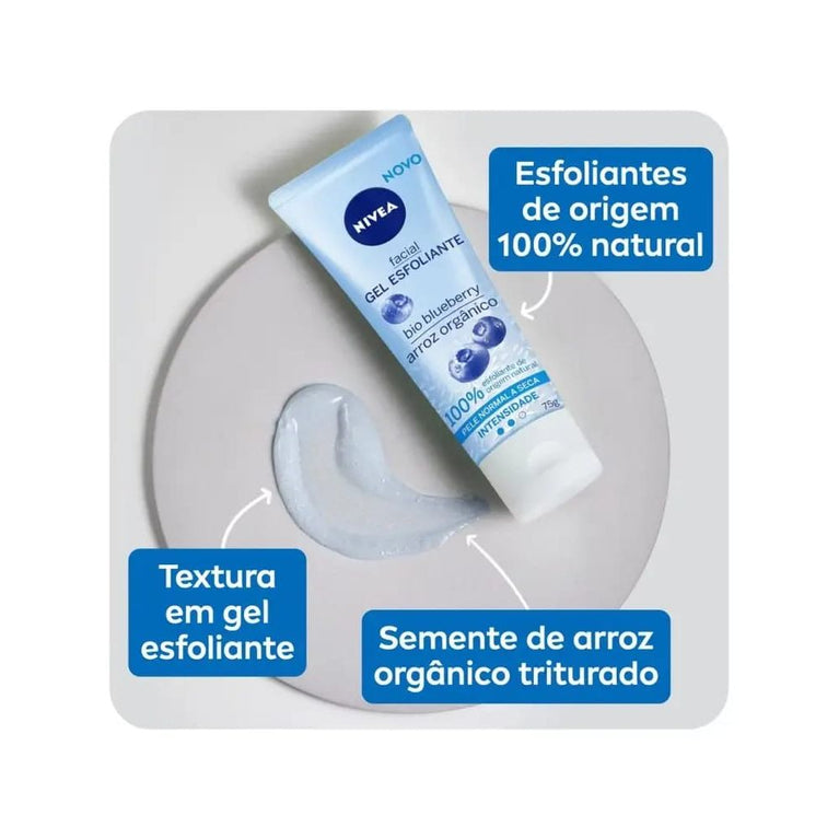 Gel Esfoliante Nivea 75Ml Todos Os Tipos De Pele