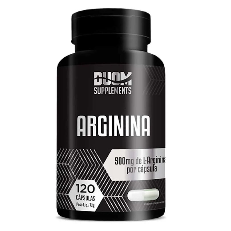 Arginina 120 Cápsulas Duom - Drogaria Poupa Centro