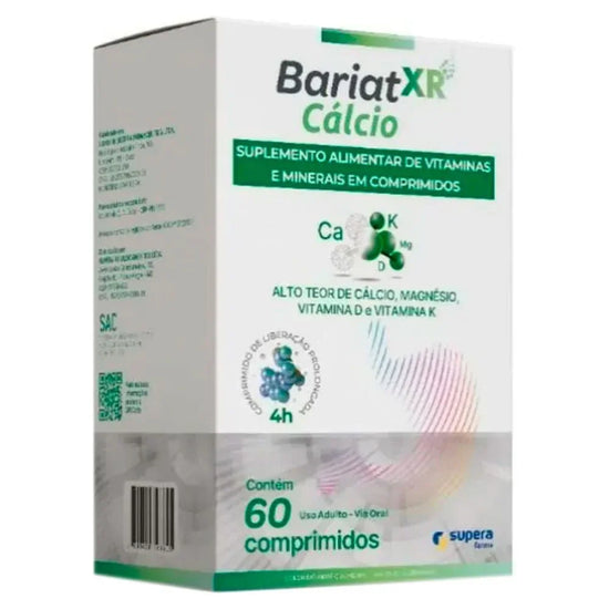 Bariat Xr Calcio 60 Comprimidos Supera - Drogaria Poupa Centro