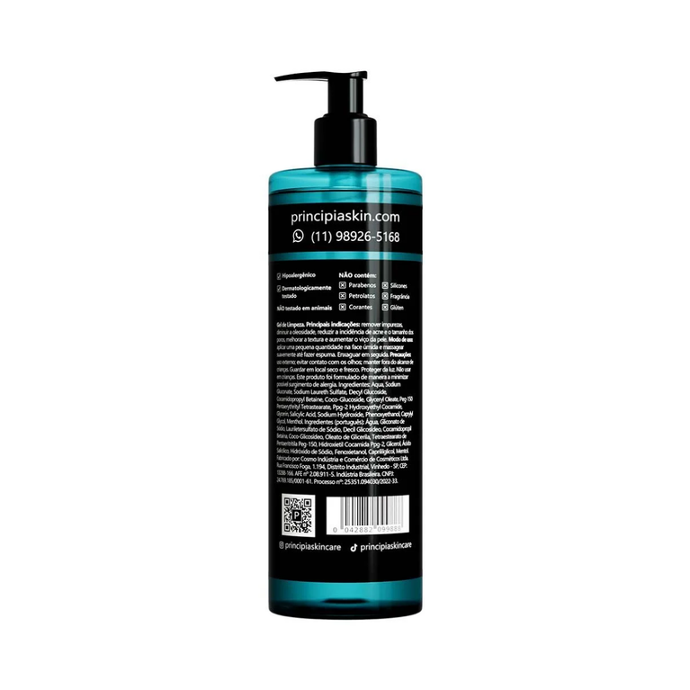 Gel de Limpeza Facial Principia Skincare GL-01 500g
