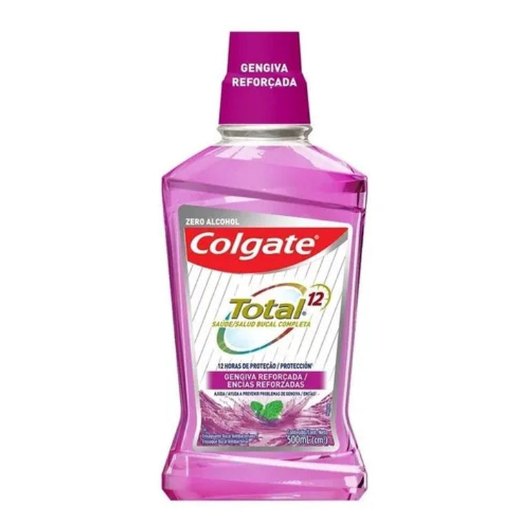 Enxaguante Antisséptico Bucal Colgate Total 12 Gengiva Reforçada com 500ml
