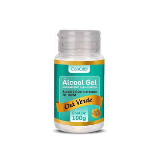 Álcool Gel Concare Chá Verde 100g | Higiene e Hidratação