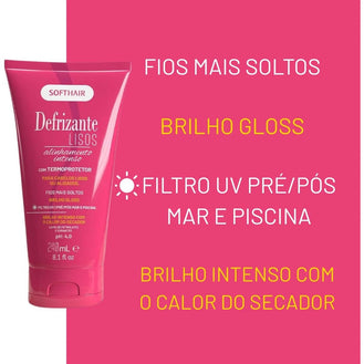 Soft Hair - Defriz Soft Hair Bisnaga 240Ml Lisos
