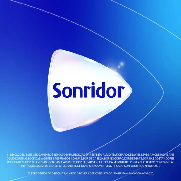Sonridor Dor e Febre Paracetamol 750mg Pack com 50 Comprimidos