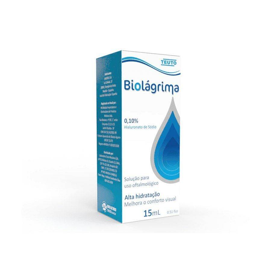 Biolagrima 0,10% Sc Para Lente 15Ml - Drogaria Poupa Centro