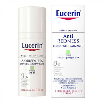 Eucerin Anti Redness Fluido Neutralizante 50ml FPS25 - Drogaria Poupa Centro