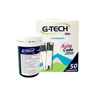 Tiras De Teste G-Tech Vita 50 Unidades - Drogaria Poupa Centro