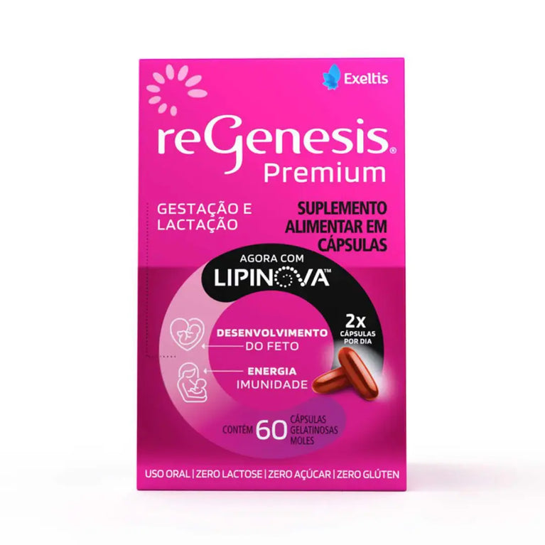 Polivitamínico Regenesis Premium - 60 Cápsulas Gelatinosas