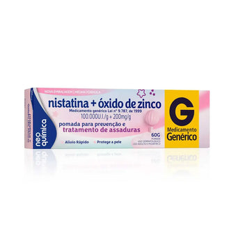 Pomada Nistatina+Oxido Zinco 60G Neo Química