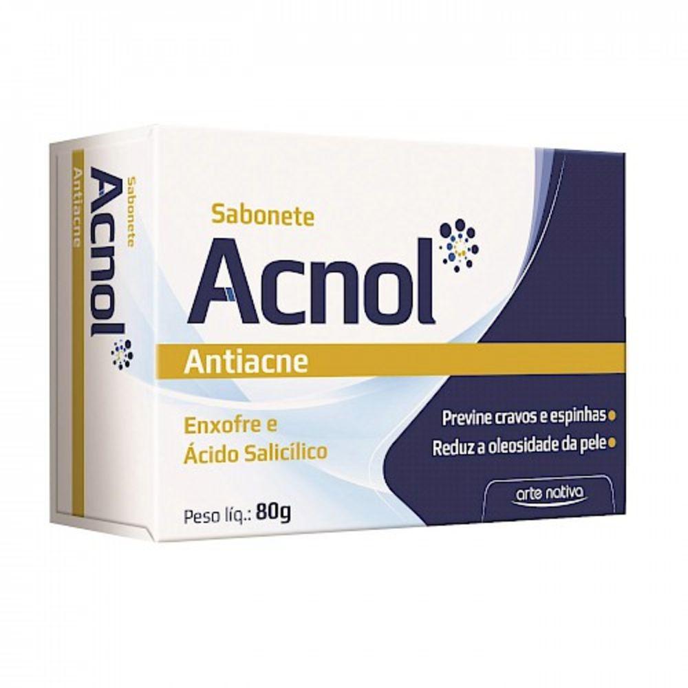 Acnol Sabonete Arte Nativa 80g - Drogaria Poupa Centro