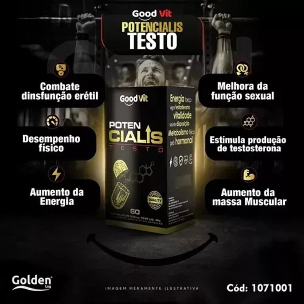 Good Vit Potencialis Testo 60 cápsulas - Drogaria Poupa Centro