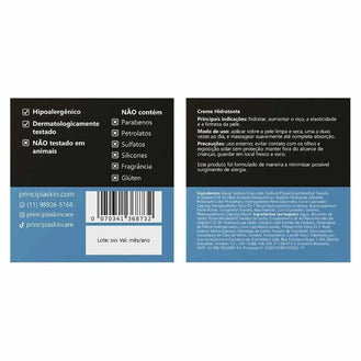 Creme Hidratante Facial 5% Manteiga de Karité + 5% Glicerina + 2% Niacinamida CH-01 com 50g