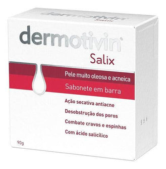 Sabonete Em Barra Para O Rosto Dermotivin Salix 90g - Drogaria Poupa Centro