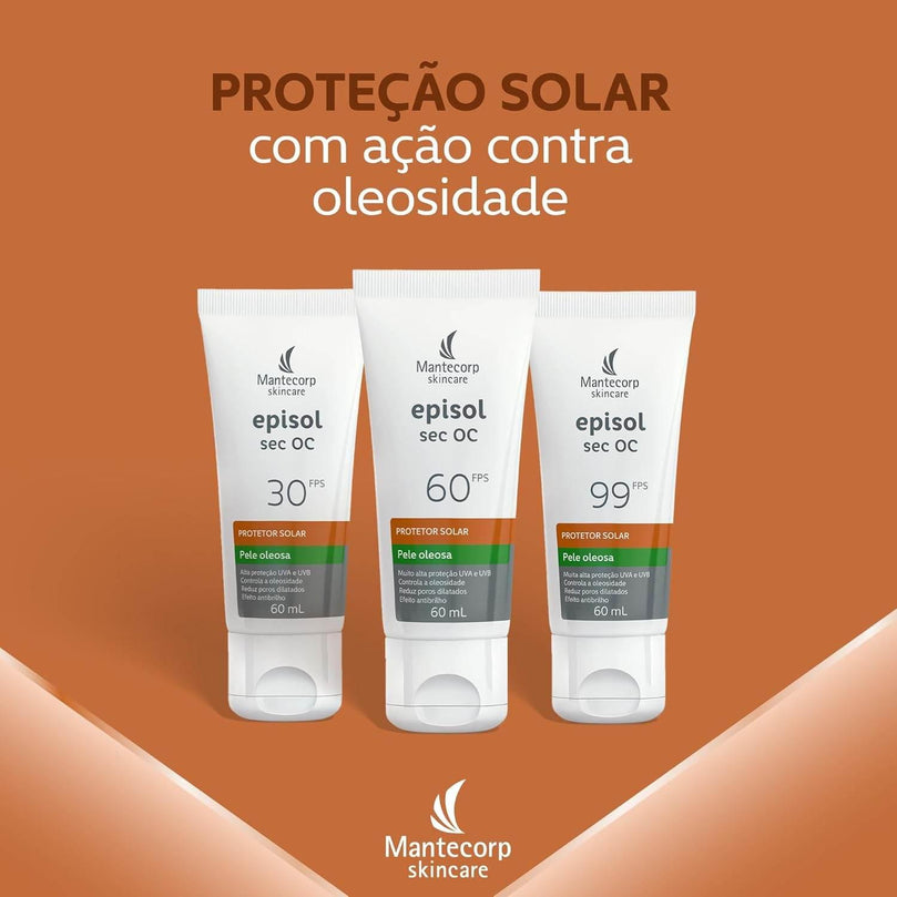 Protetor Solar Com cor Episol Mineral FPS 30 60ml - Drogaria Poupa Centro