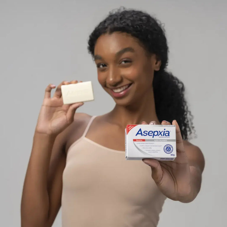 Sabonete Antiacne em Barra Asepxia Neutro com 80g