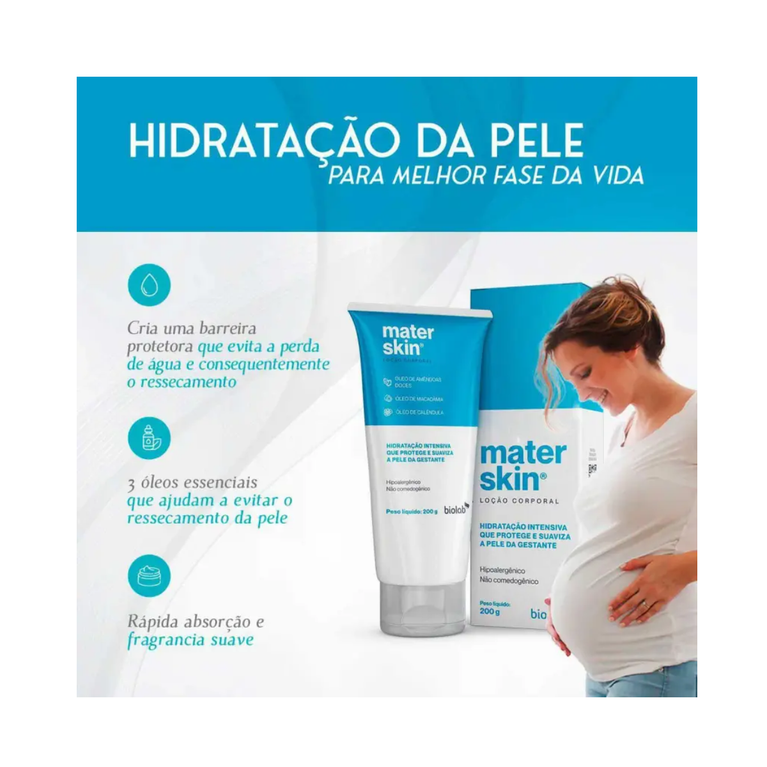 Loção Hidratante Materskin 200g Gestante