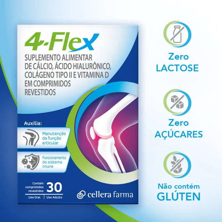 Polivitamínico 4 Flex 30 Comprimidos CelleraFarma