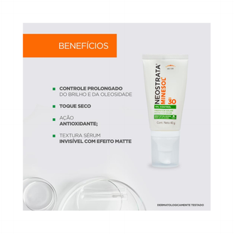 Protetor Solar Facial Sérum NeoStrata Minesol Oil Control FPS30 40G