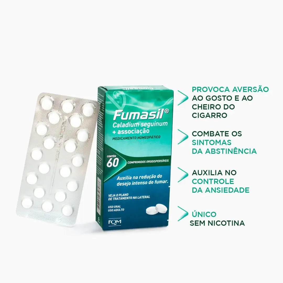 Fumasil 300mg Parar de Fumar 60 Comprimidos